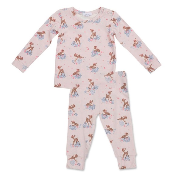 Angel Dear Other - Angel Dear woodland dear lounge pajama 2 piece set 18-24 month